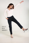 Navy Blue Stretchable Chino Pants