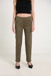 Olive Green Stretchable Chino Pants