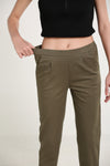 Olive Green Stretchable Chino Pants