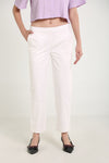 White Stretchable Chino Pants