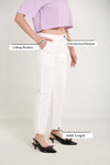 White Stretchable Chino Pants