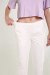 White Stretchable Chino Pants