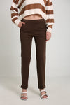 Coffee Stretchable Chino Pants