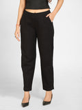 Black Cotton Pants