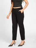 Black Cotton Pants