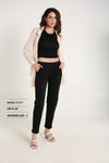 Black Stretchable Chino Pants